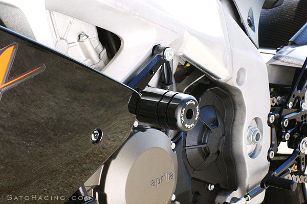 Sato Racing No-Cut Frame Sliders 2009-2015 Aprilia RSV4 R / Factory APRC