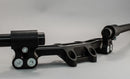 Woodcraft Clip-On Adapter Plate Riser Set w.Long Black Bar for '15-'16 Ducati Scrambler