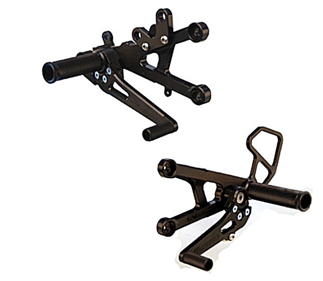 Woodcraft Complete Rearset GP Shift for '06-'16 Yamaha YZF-R6