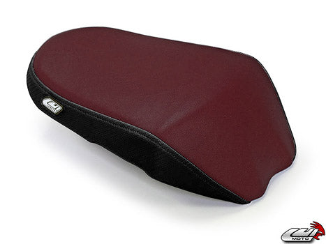 LuiMoto Team Suzuki Seat Cover 2009-2014 Suzuki GSXR 1000 - Burgundy/Silver