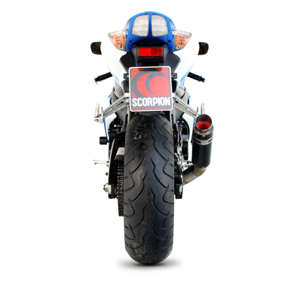 Scorpion RP-1 GP Slip-on Exhaust System 06-07 Suzuki GSX-R 600/750 - Carbon