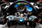 LighTech Steering Stem Head Nut - Light Blue