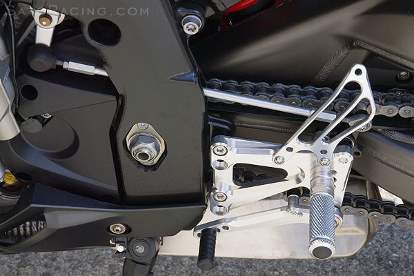 Sato Racing Adjustable Rearsets for 2009-2014 BMW S1000RR - Forward / Up Version