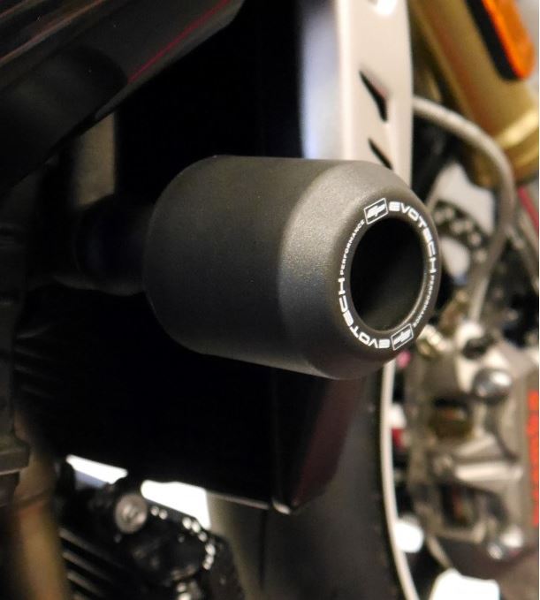 Evotech Performance Frame Crash Bobbins / Sliders Kit '16-'20 Triumph Speed Triple/RS