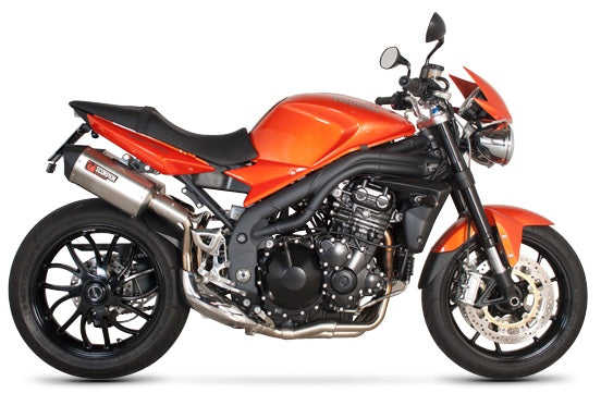 Scorpion Serket Parallel Slip-on Exhaust System '05-'10 Triumph Speed Triple 1050
