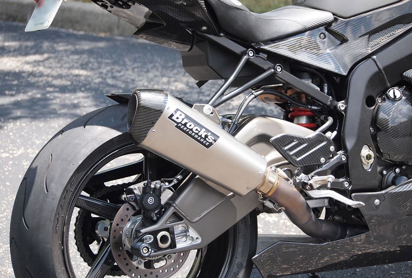 Brocks Performance Single Full Titanium Exhaust 10-14 BMW S1000RR/HP4