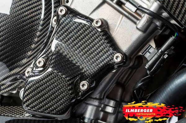 ILMBERGER Carbon Fiber Engine Cover (Ignition Rotor) '09-'16 BMW S1000RR/HP4, '14-'16 S1000R