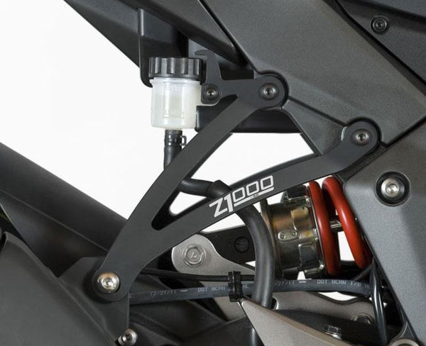 R&G Racing Exhaust Hangers for '10-'16 Kawasaki Z1000, '11-'13 Ninja 1000 | EH0054BK