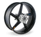 BST 5.5" x "17 5 Spoke Slanted Carbon Fiber Rear Wheel for 2013-2017 Triumph Daytona 675/R, Street Triple/R