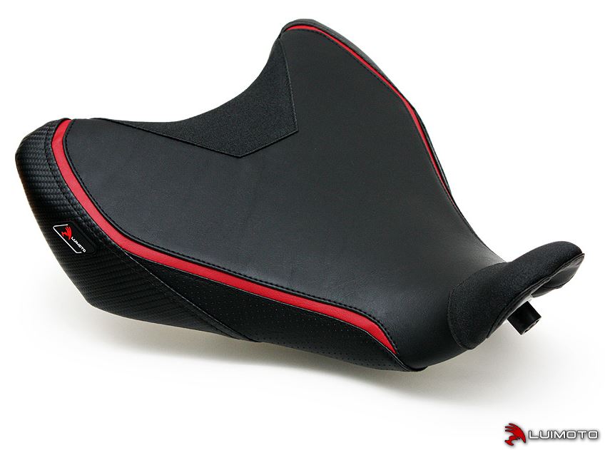 LuiMoto Team Yamaha Rider Seat Covers for 2014-2017 Yamaha FZ07 / MT07