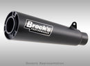 Brocks Performance 12" ShortMeg 2 Ultra-Light SS Full Exhaust System '14-'15 Honda GROM MSX125