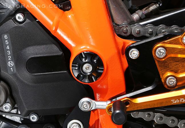 Sato Racing Frame Plug Kit (4-Piece) '14-'19 KTM 1290 Super Duke R