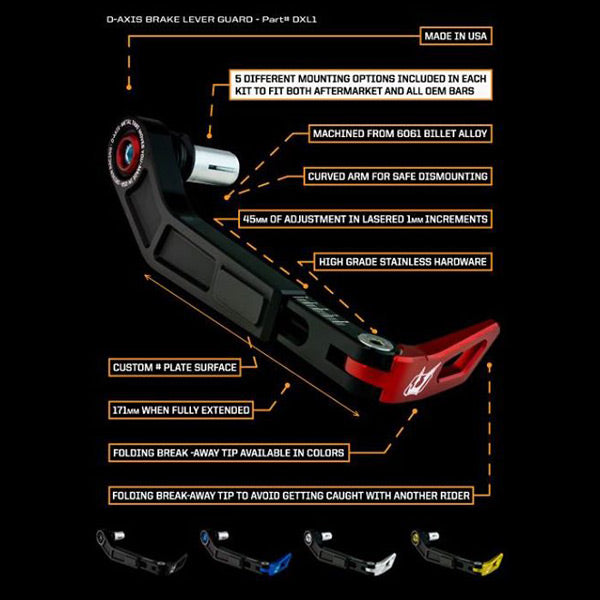 Driven Racing D-AXIS Brake Lever Guard