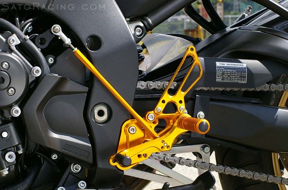 Sato Racing Adjustable Rearsets (Standard Shift) for '10-'13 Yamaha FZ8 non-ABS, '06-'15 FZ1
