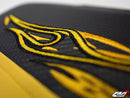 LuiMoto Flame Edition Seat Cover 2009-2014 Yamaha YZF R1 - CF Black/Yellow