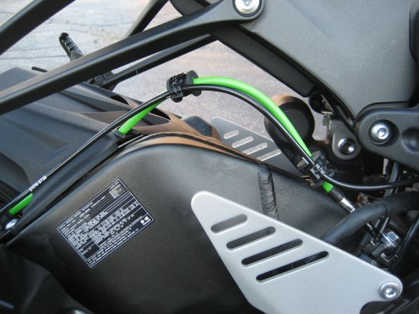 Spiegler Stainless Steel Rear Brake Lines Kit for 2013 Kawasaki ZX6R 6