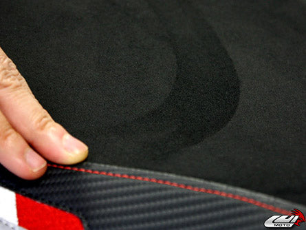 LuiMoto Team Italia Suede Leather Front Seat 09-2015 Aprilia RSV4