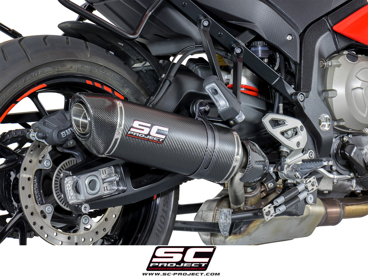 SC Project Oval Muffler (Low Position) Slip-on Exhaust 2017-2019 BMW S1000XR