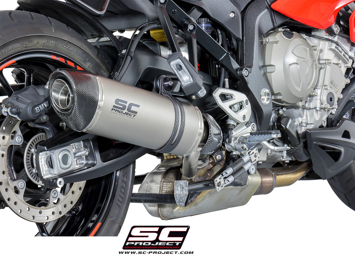 SC Project Oval Muffler (Low Position) Slip-on Exhaust 2017-2019 BMW S1000XR